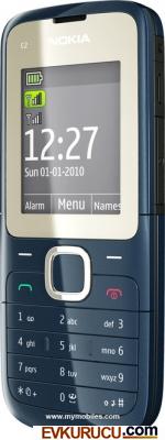 Nokia C2-00 Çift Sim cep telefonu